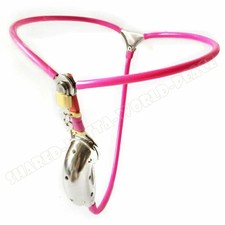 Male Sissy Invisible Stainless Steel Chastity Cage Adjustable Chastity Device