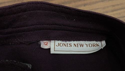 Vintage Jones New York Women’s Sz 112 Brown Button Up Skirt 100% Pure Wool - Picture 5 of 5