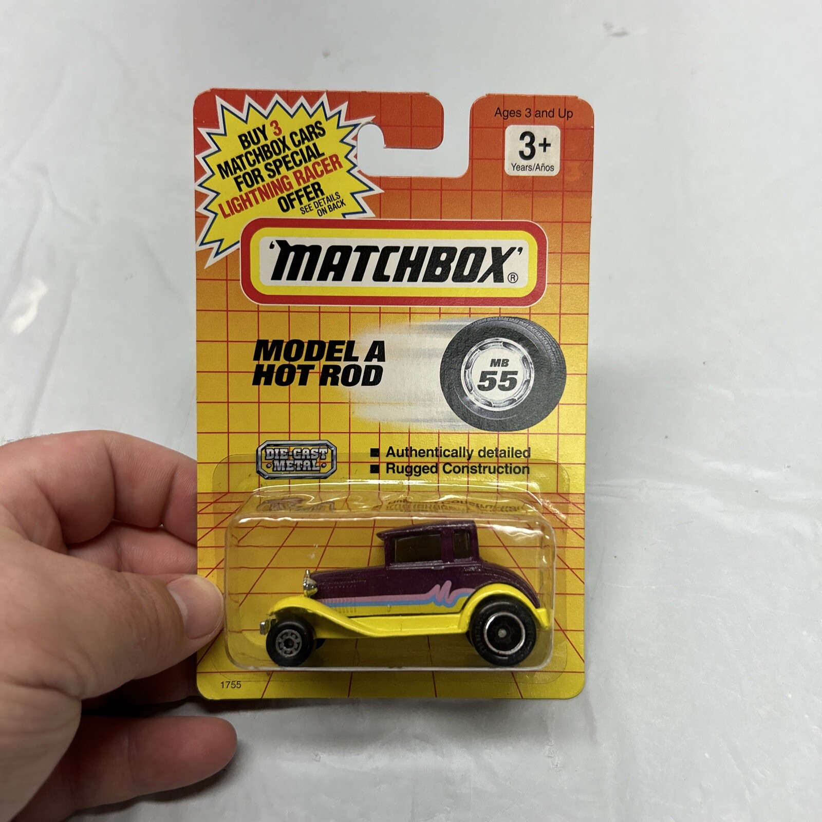 Vintage Matchbox Model A Hot Rod MB 55 1/64