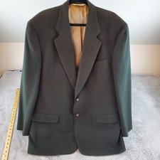 Evan Picone Camel Sport Coat Mens Sz 44 Long Green Jacket Blazer Mexico