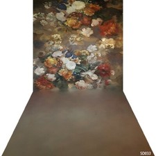 10'x20' CP Flowers Wedding Scenic Microfiber Fabric background backdrop SD033