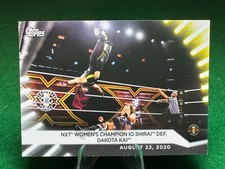 2021 Topps WWE Women's Division #63 Io Shirai Dakota Kai NXT