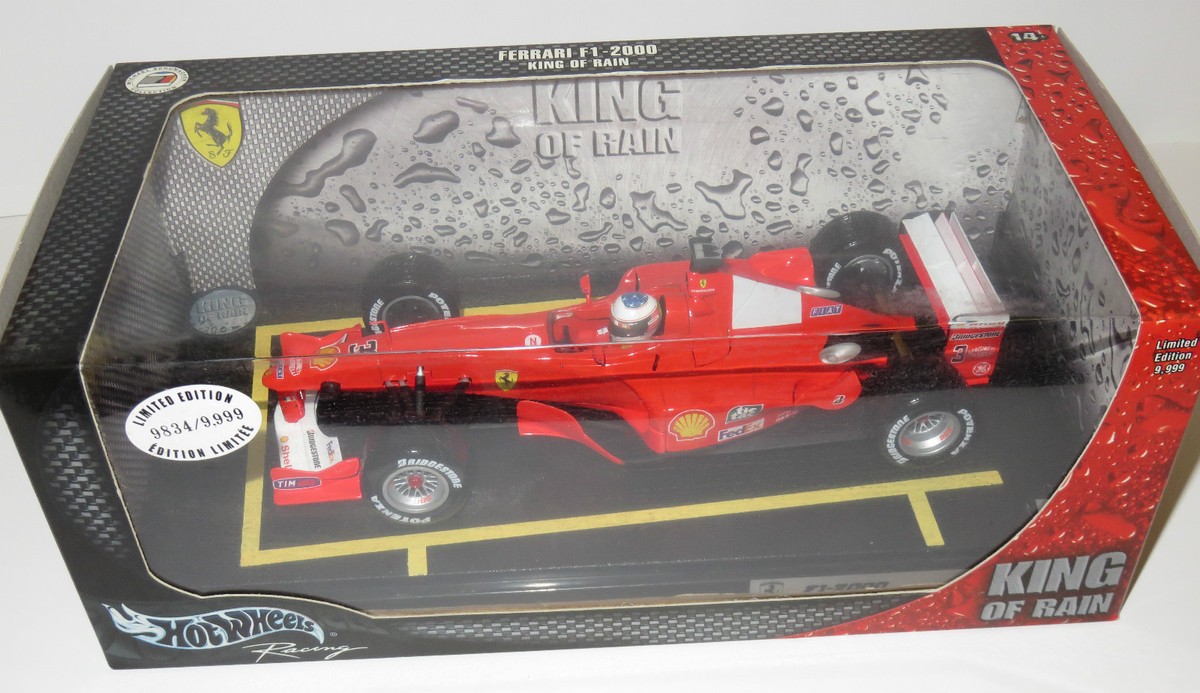 ホットウィール F1-2000　シューマッハ スケール1／18 Hot Wheels 1/18 Ferrari F1-2000 Michael Schumacher King of