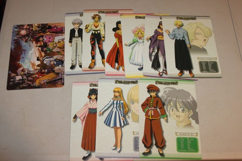 Sakura Wars The Movie Set of 10 Mini-pencil boards of the Flower Division - Picture 3 of 6