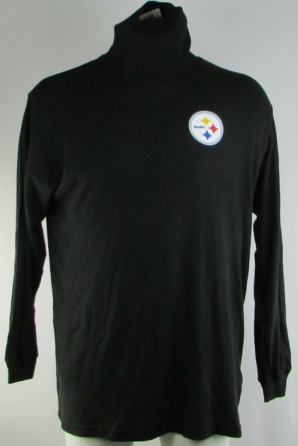 Pittsburgh Steelers NFL Team Apparel Men's Long Sleeve Black Turtleneck | eBay