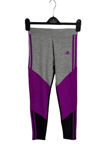Adidas Girl's Colorblock Pull-On Stretch Skinny Active Leggings Size L - Picture 11 of 11