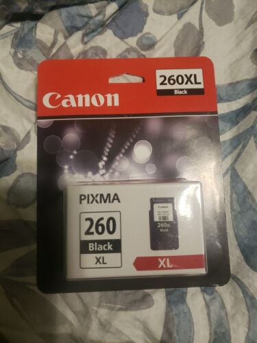 Genuine OEM Canon Pixma PG 260XL Black Ink Fine Cartridge TR7020 TS5320 TS6420 - Picture 1 of 4