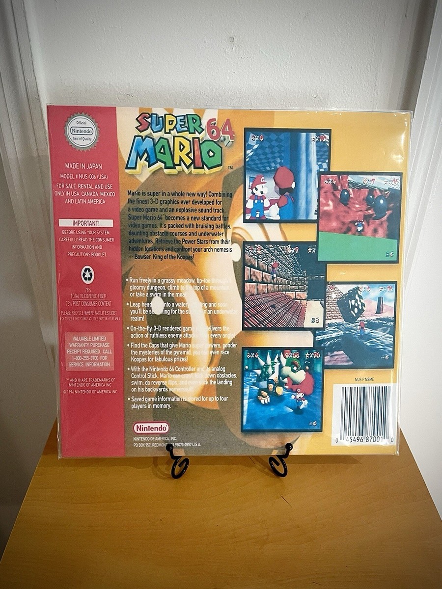 スーパーマリオ64 vinyl Super Mario 64 Nintendo N64 Soundtrack Vinyl Record - Etsy