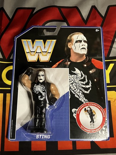 NEW WWE Mattel Retro Wrestling Figure Sting Series...