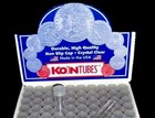 Lot of 10 Cent Round Clear Plastic Coin Storage Tubes w/ Screw