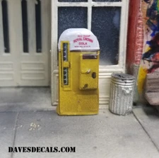 SM01RC DAVE'S DETAILS TWO 2 VENDO 81 SODA MACHINES KIT  w/ DECALS HO SCALE 1:87