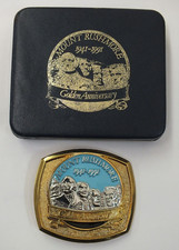 Mount Rushmore 1941-1991 Golden Anniversary Belt Buckle Numbered Limited Edition