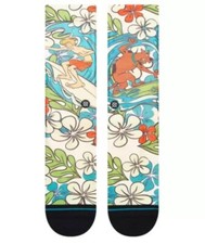 Stance Casual Scooby-Doo Surfs Up Shaggy Poly Crew Socks Men's Size Large NWT