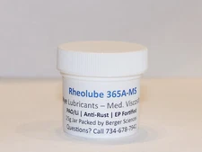 Nye Camera & Microscope Grease Rheolube 365A-MS  25 Gram Jar Med-light Viscosity