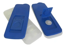 2 Pack No Spill Ice Cube Tray with Removable Lid  BPA Free Ice Cube Mold New