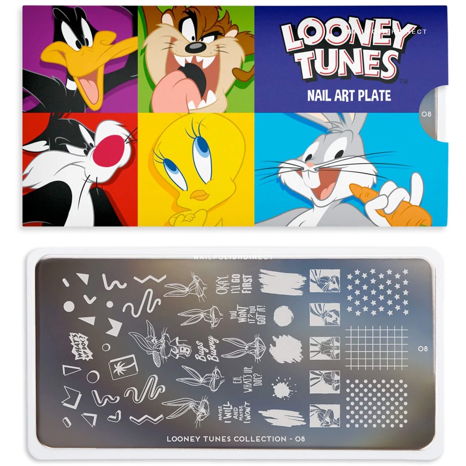 MoYou London Nail Art Image Plate - Looney Tunes Special Edition 08