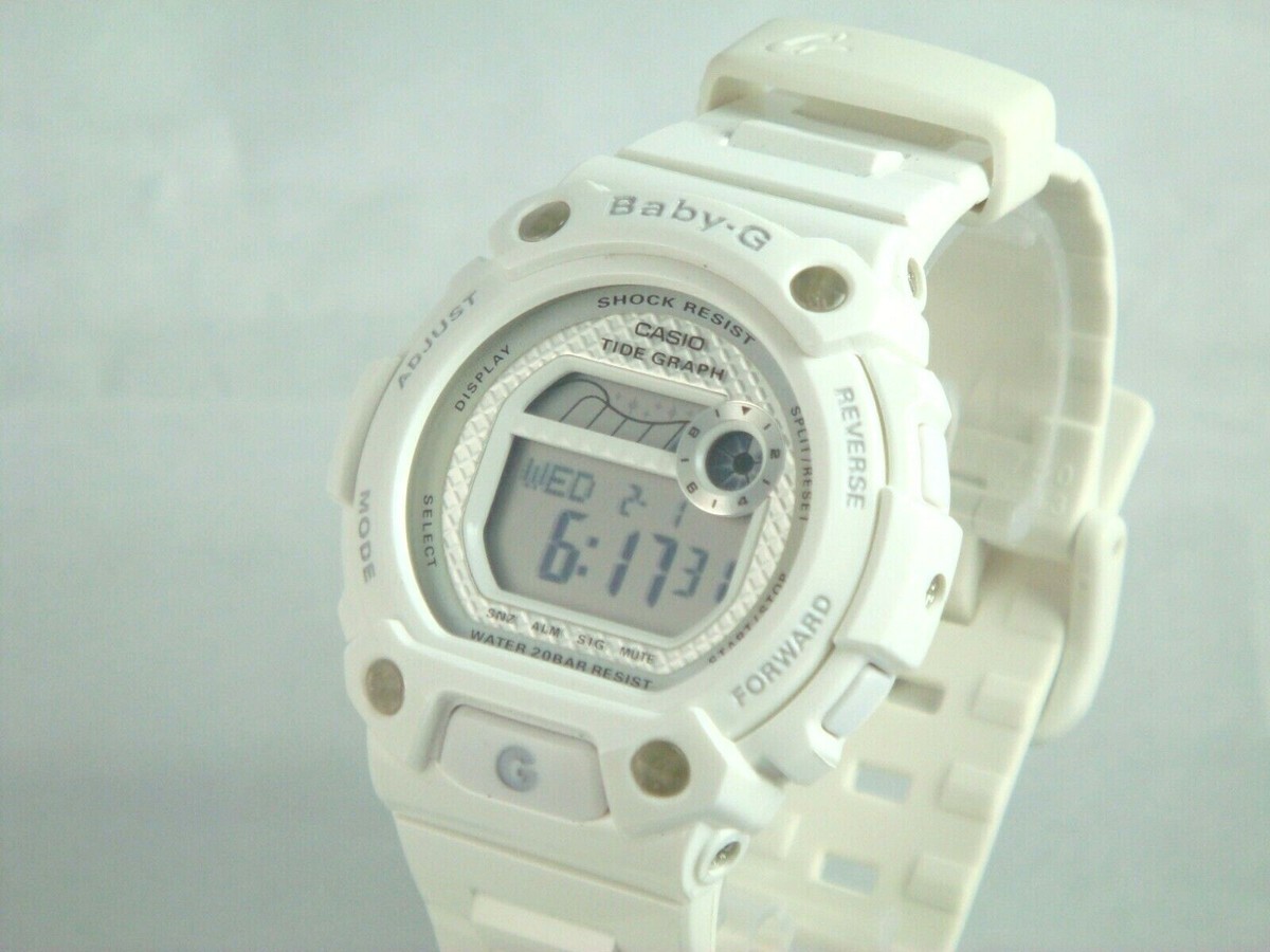 G-SHOCK 3285 ホワイト　baby-G 3265 ホワイトセット Casio BLX103-7 (3265) Baby-G Women's Tide White/Silver Mirror