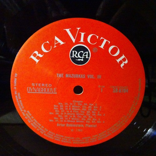 SB 6702-4 CHOPIN MAZURKAS ARTUR RUBINSTEIN RCA STEREO 3LP EX - Picture 13 of 14
