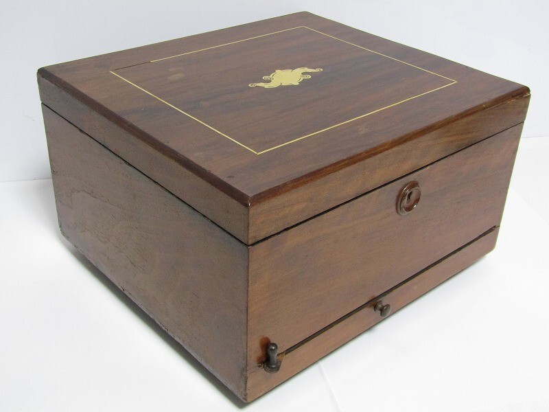 Polyphone Music Box Antique 1969 Metal Disc w/ 3 Disc Antique Music Box