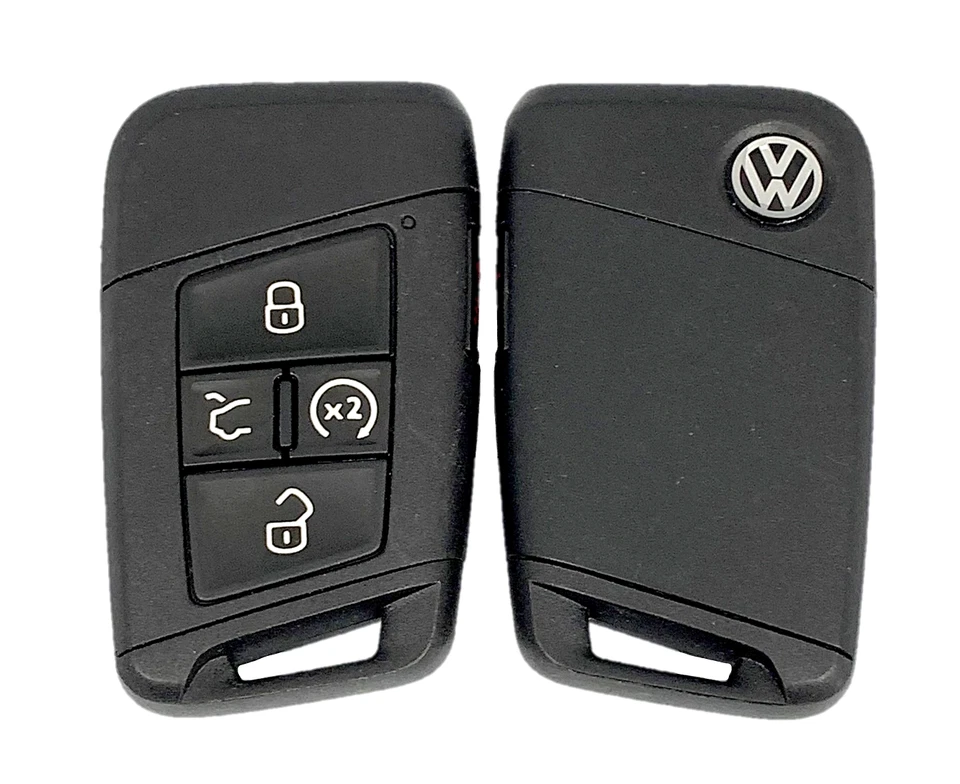 Volkswagen Tiguan 2018-2020 OEM control remoto 5B llave sin cortar 3G0.959.754.T - KR5FS14-US Foto 3 de 4