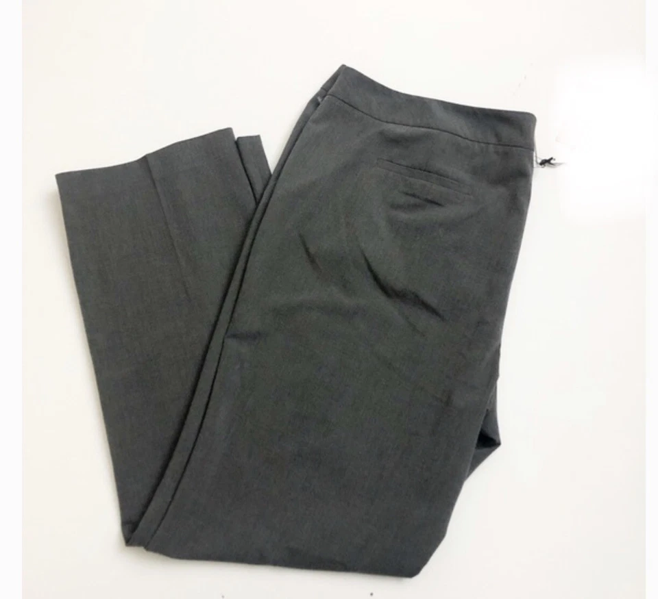 Halogen Taylor Fit Grey Charcoal Women’s Career  Plus Pants Sz 26 - Image 4 of 4