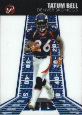 B3293- 2004 Topps Pristine #147 Tatum Bell C RC - NM-MT (*ROOKIE CARD)