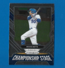 2021 Panini Prizm Championship Stage Mookie Betts Card, Los Angeles Dodgers #CS5