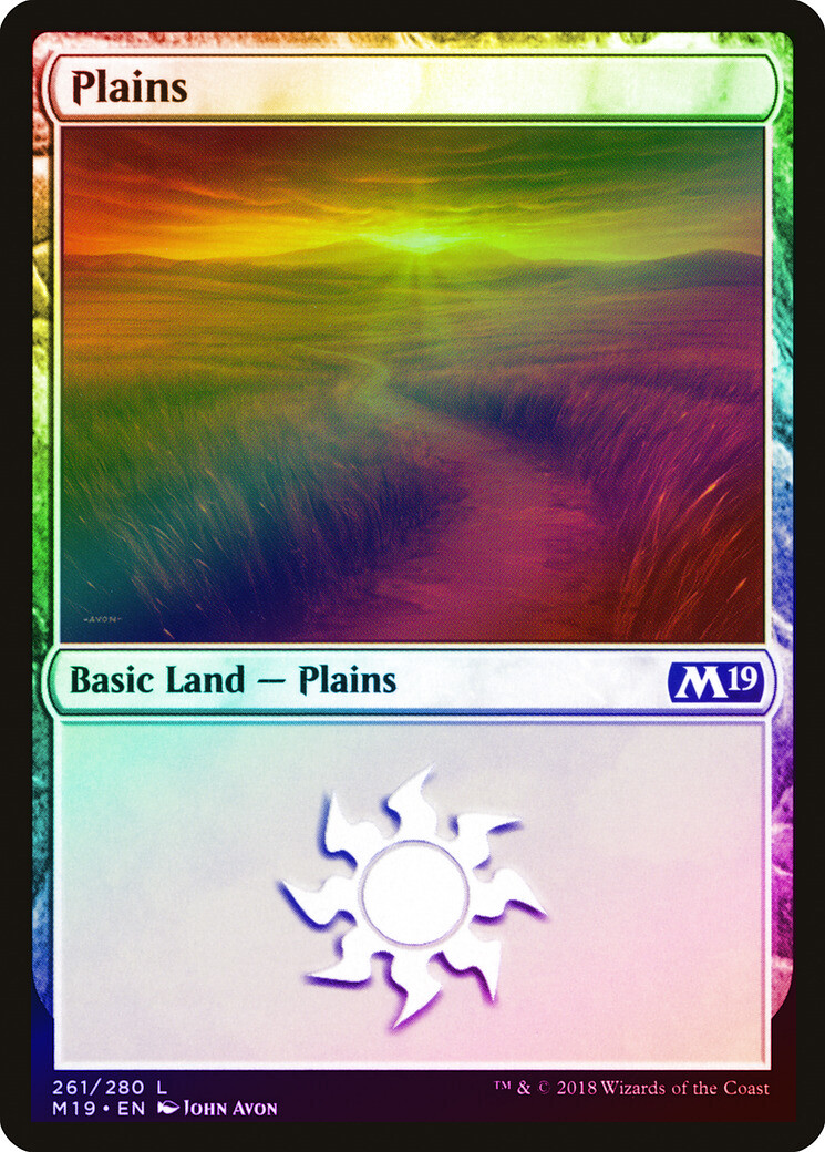 【PSA10】MTG PLAINS （平地） foil 261/280 PSA10】MTG PLAINS （平地） foil 261/280 の通販 by universal