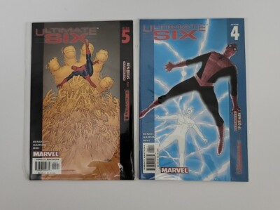 Ultimate Six Issue 4 5 Marvel Comic Book Bendis Hairsine Miki 2003