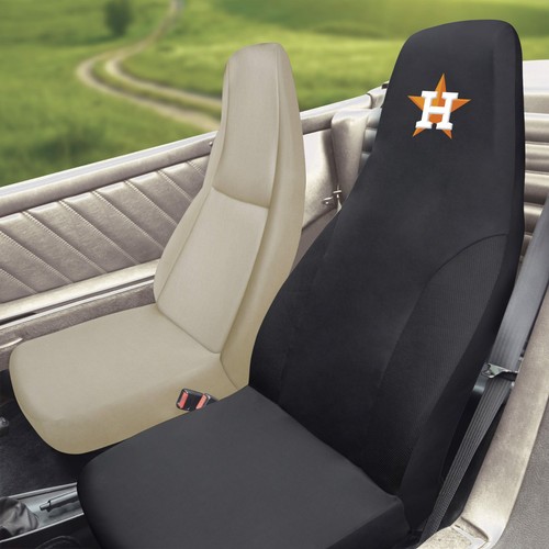 New 2 MLB Highback Seat Covers and 1 Steering Wheel Cover Houston Astros - Picture 5 of 13