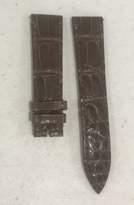 Frederique Constant Grey/Brown Alligator Strap 18 x 16mm