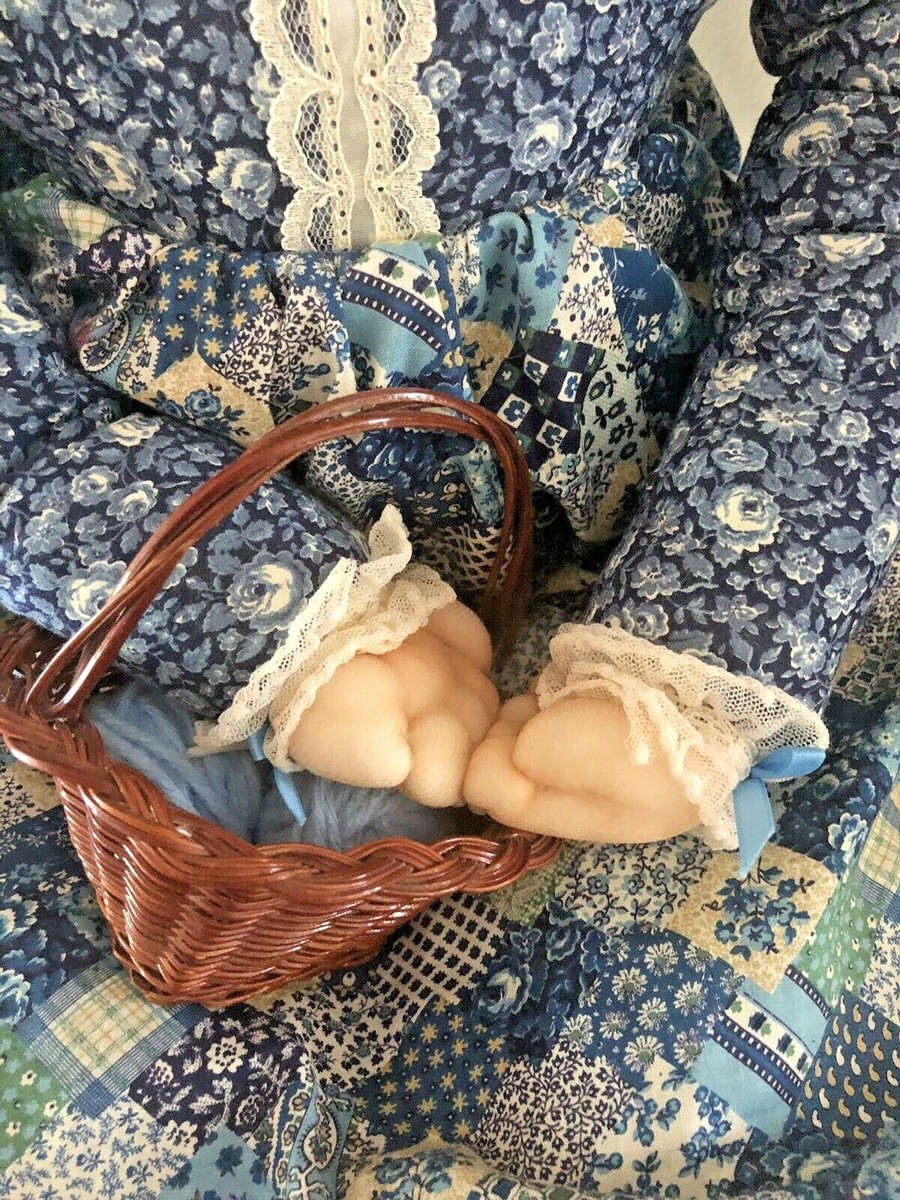 Vintage Granny Doll Phyllis Petee Cloth Handmade Collector Unique