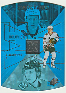 2023-24 Upper Deck (Extended) "Holoview X" SP Die-Cut # SPX-33 Connor Bedard RC!