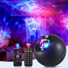 Upgrade Star Projector Galaxy Light,15 Colors Night Light Projector Lights,Bl...