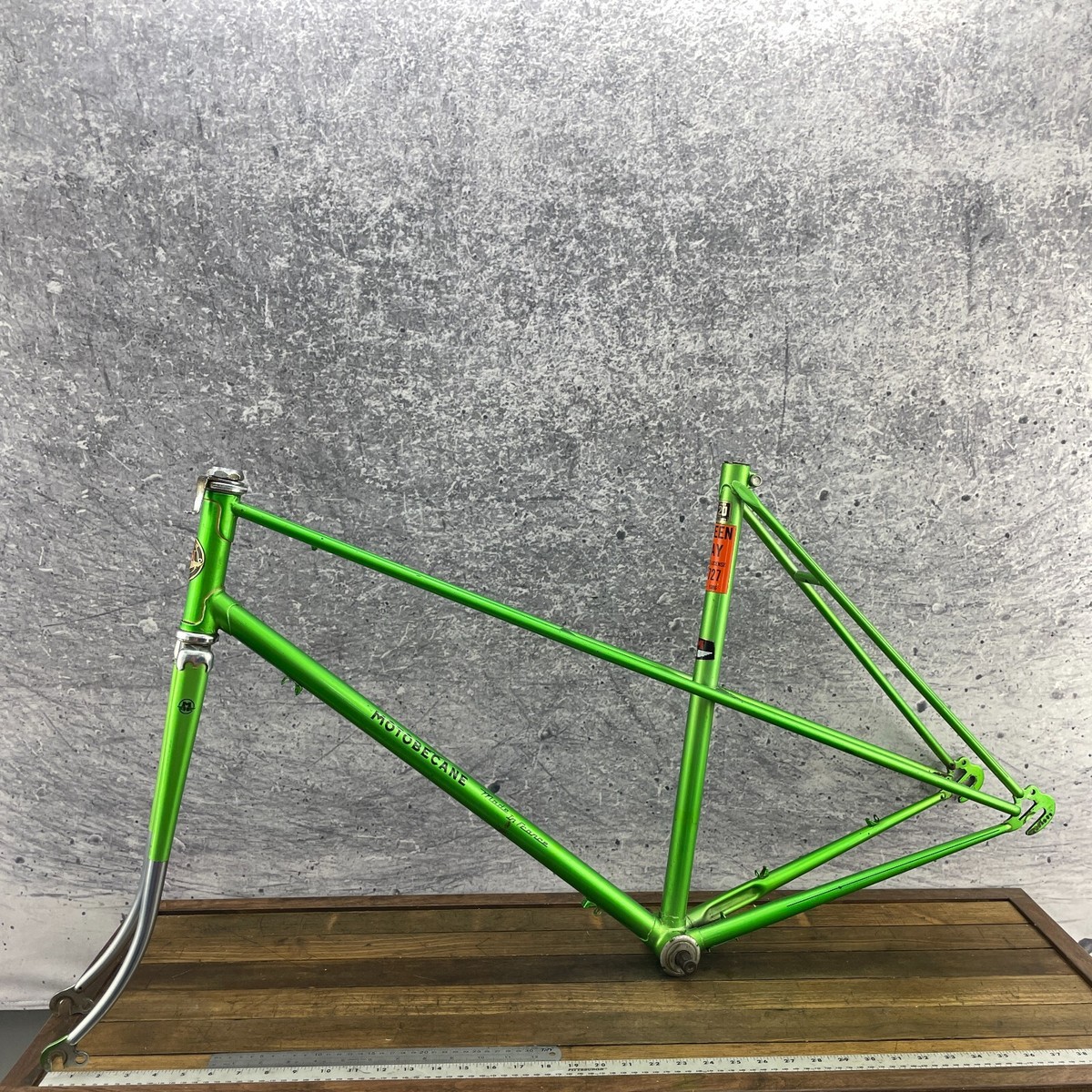Vintage Motobecane Mixte Frame Set 53 cm Step Through Steel 80s