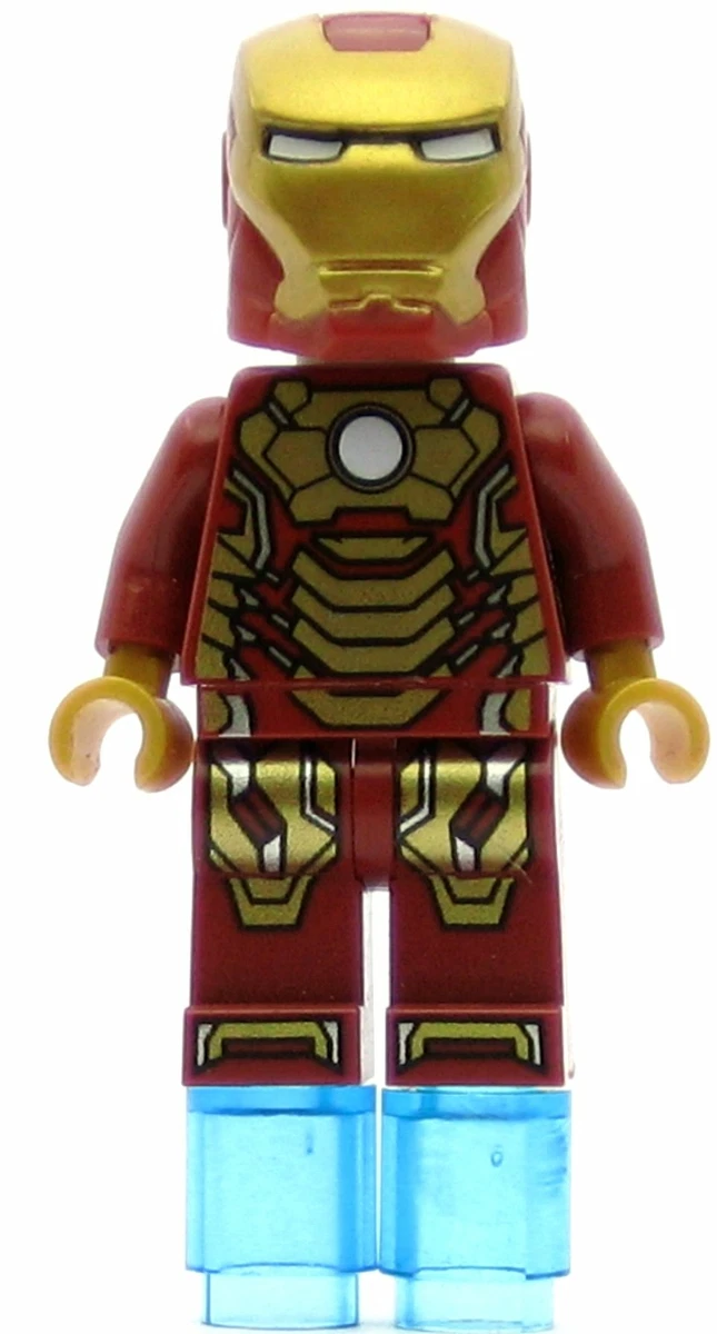LEGO Super Heroes Minifigure Iron Man Mark 42 Genuine eBay