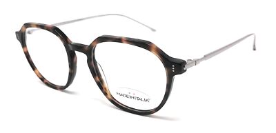 HERREN DAMEN BRILLE MADE IN ITALY TARANTO C.01 SCHILDKRÖTE UND SILBER