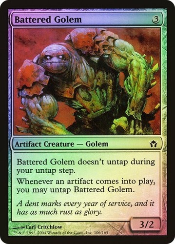 Fifth Dawn MTG FOIL Battered Golem Magic