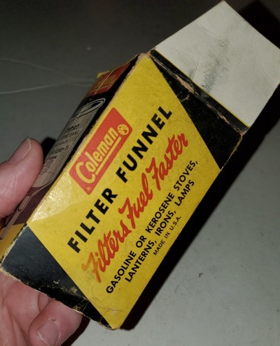 Vintage aluminum Coleman number 0 filter funnel for Coleman lantern's & Stoves - Picture 13 of 16