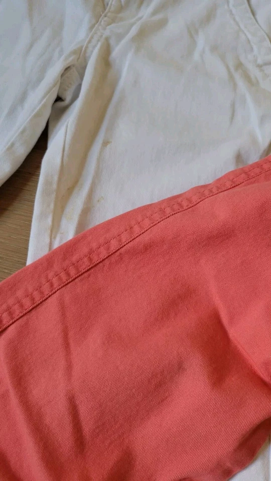 Bundle! Kids Tommy Hilfiger Cotton Classic Chino Pants Boy Size 7 Elastic Pocket - Image 4 of 4