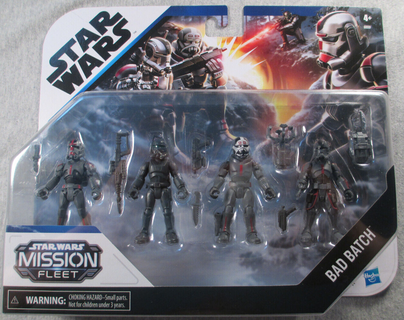 Bad Batch (4-pack) - Sealed 2.5" srs figures - Star Wars Mission Fleet