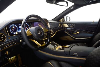 Cars 2015 brabus mercedes benz rocket 900 desert gold Desk Mat Stitched