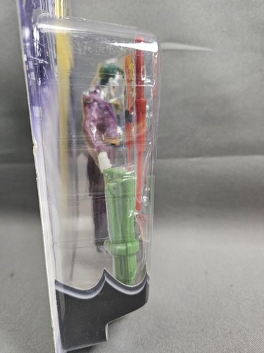 Mattel DC Batman Quick Fire Joker 2003 6" Vintage Adjustable Action Figure New - Picture 7 of 8