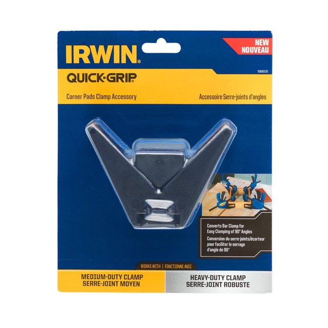 2 X IRWIN Quick Grip Corner Clamps Pads Q/g1988935 Ideal for Clamping