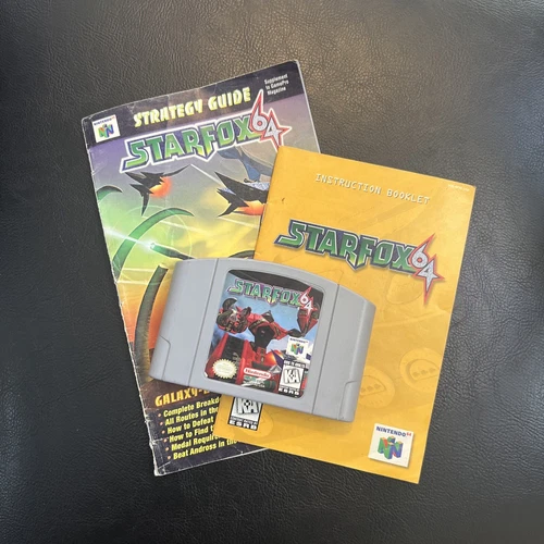 Star Fox 64 (Nintendo 64, 1997) With Manual And Strategy Guide