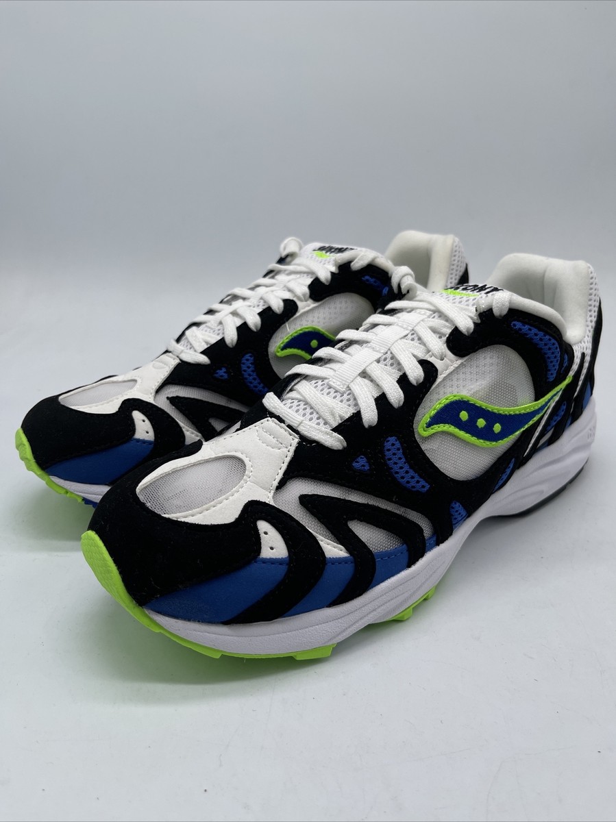 Saucony Grid Azura 2000 QS x Bodega Blue Lime 2020 S70489-1 Men's