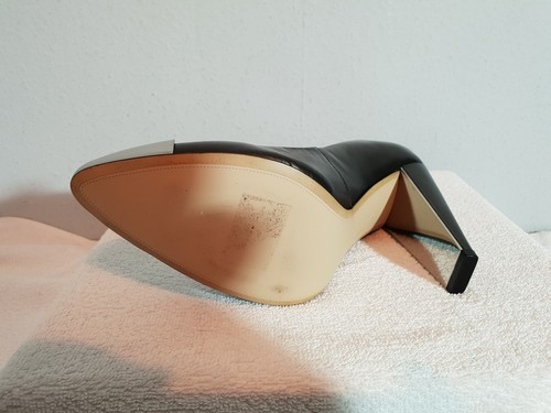 FRENCH CONNECTION "Jolynn" Damen High Heels Pumps Gr. 40 grau Leder neu - Picture 4 of 7