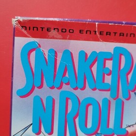 Snake Rattle n Roll Nintendo NES Game Box Manual Cleaned Tested Vintage 8 Bit