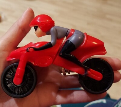 2018 Mrs Incredible Motorcycle 5'' McDonald's Action Figure #2 Incredibles 2