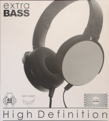 EXTRA BASS HIGH DEFINITION PURE SOUND LIGHT WEIGHT KOPFHÖRER HEADPHONE OVER EAR
